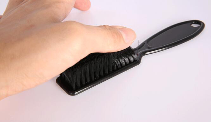 Custom Shaving Factory Clipper Blade Cleaning brush & black color fade brush can be custom with your logo for barber shop