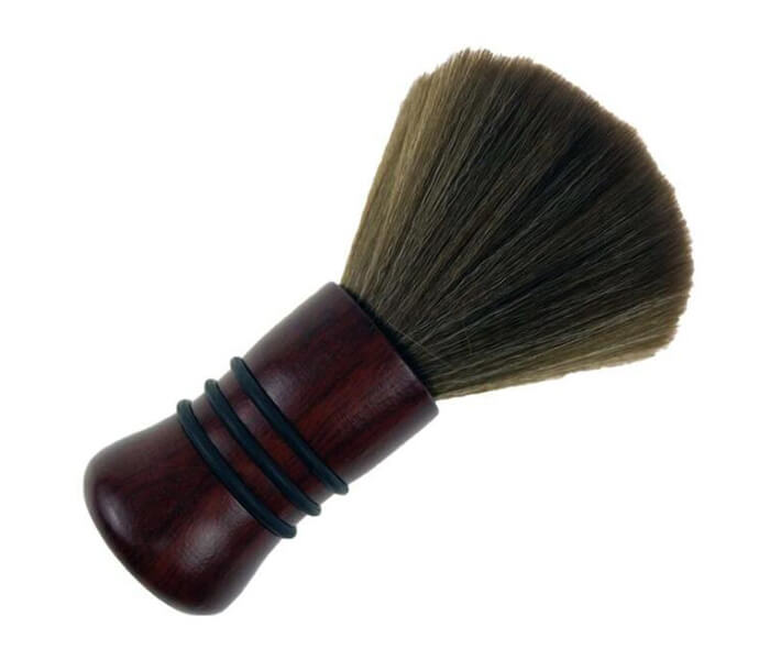 Hair sweeping brush soft hair duster broken hair cleaning brush broken hair brush wooden handle makeup neck duster