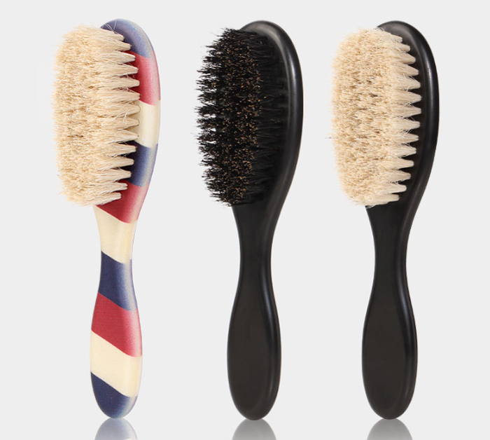 high quality speciality beard brush with bristle for barber hair styling shop
