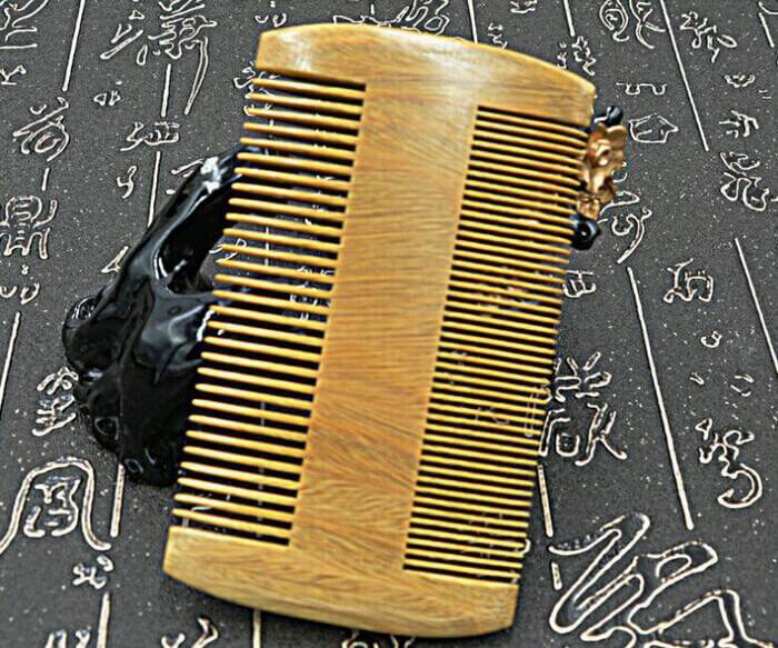 Sandalwood Double Sided Beard Comb hair comb 01 01